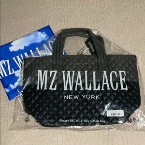 NWT MZ Wallace Black/Magnet Large Sutton